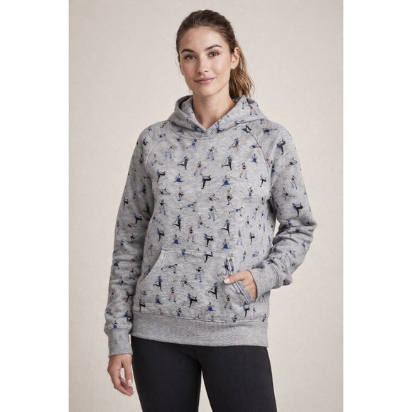 oiselle Tops - Oiselle All The Women Hoodie XS Gray Athletic Pullover Kangaroo Pocket N